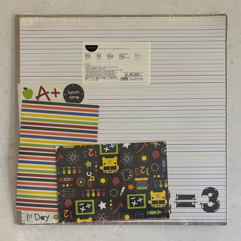 Creative Memories Cheerful School Additions Set